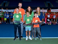 Najbojovnejší chlapci Daniel Balaščak (TK WLP Bardejov), Jakub Medveď (TK Banská Bystrica), Samuel Melaga (Fresh club Zvolen)