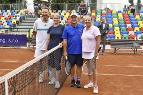 Legendy Slovana exhibične - Mečíř, Habšudová, Vajda, Zrubáková